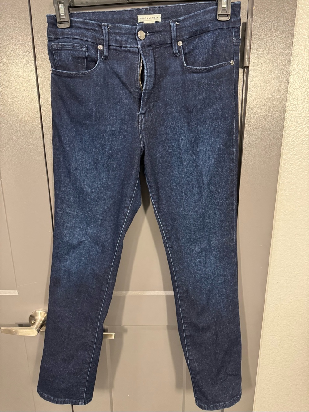 Good American Dark Indigo Skinny Jeans